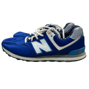 New Balance 574 Blue and White Retro Low Athletic Sneakers Size 6